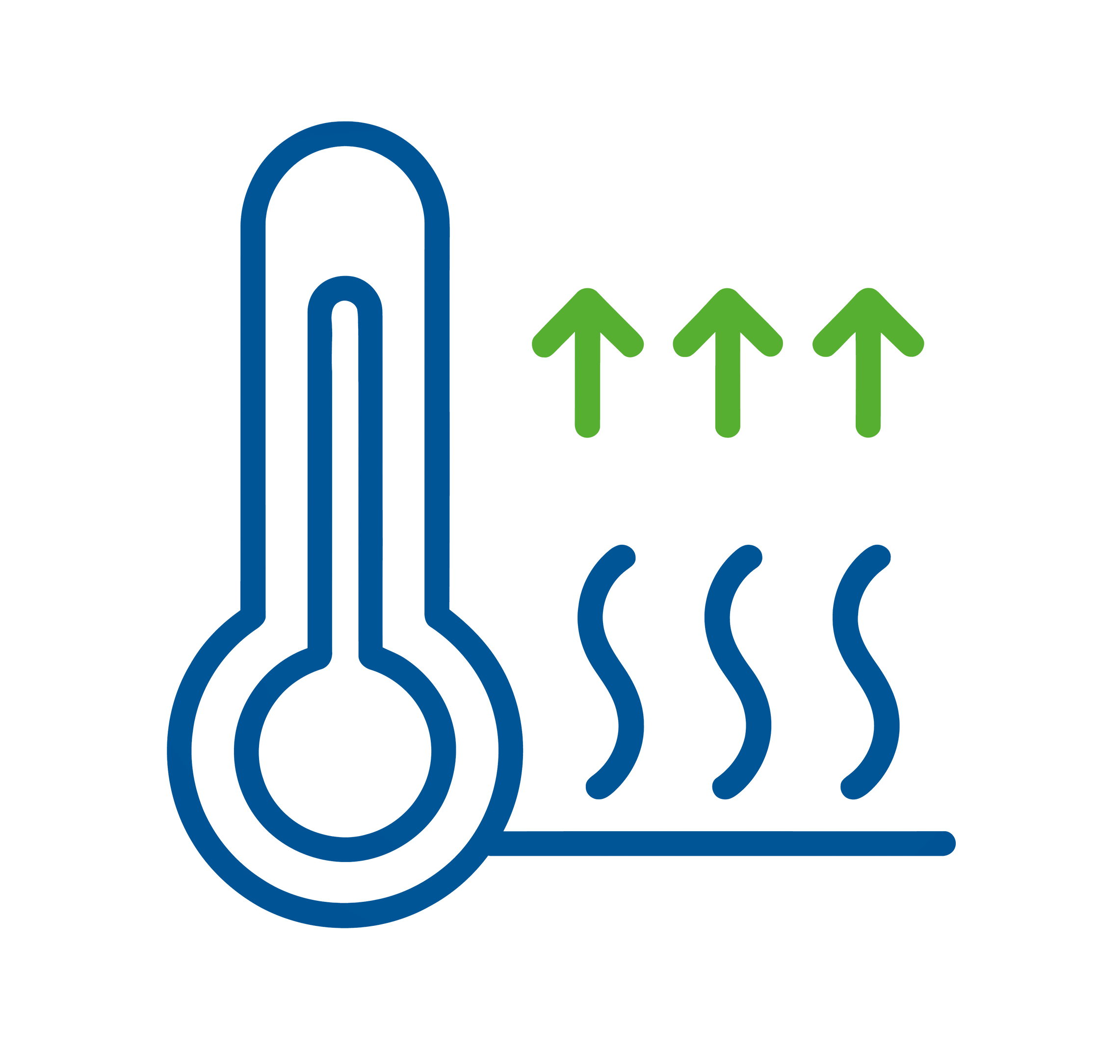 Icon illustrating the assessment and validation of thermal processing stages for spore control and food safety.