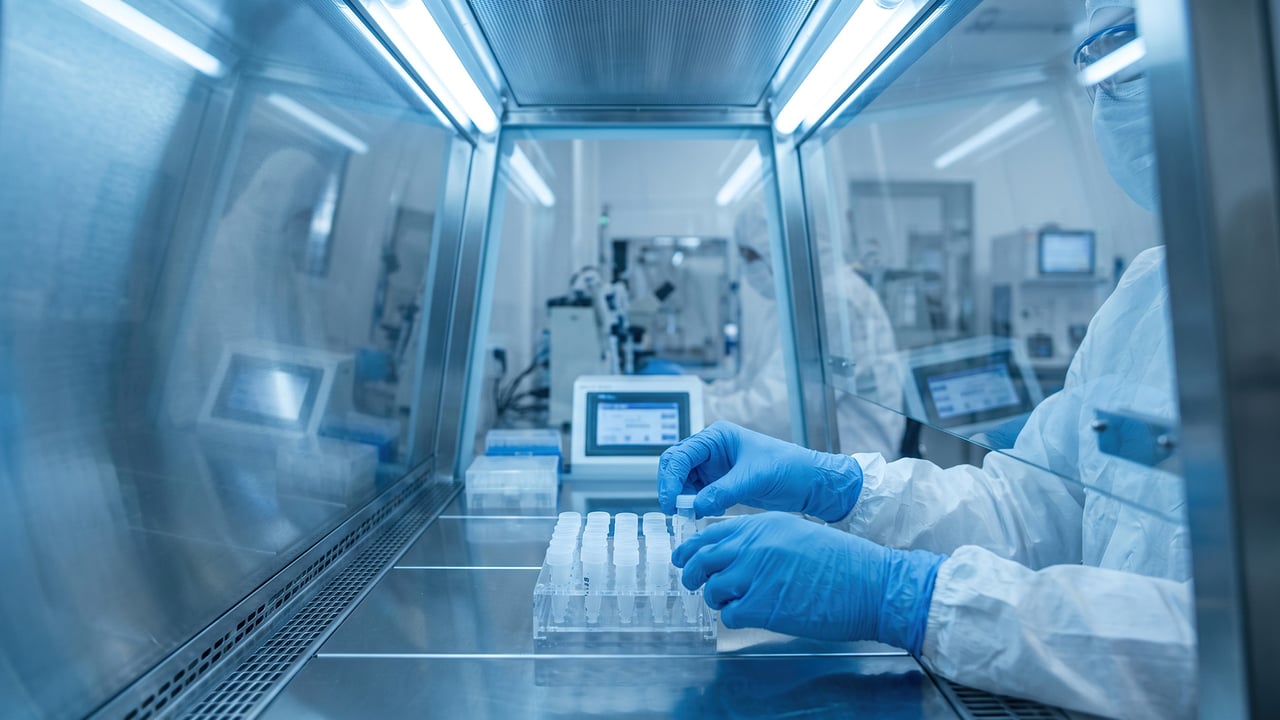 Endotoxin testing of pharmaceutical products using the Limulus amoebocyte lysate (LAL) test.