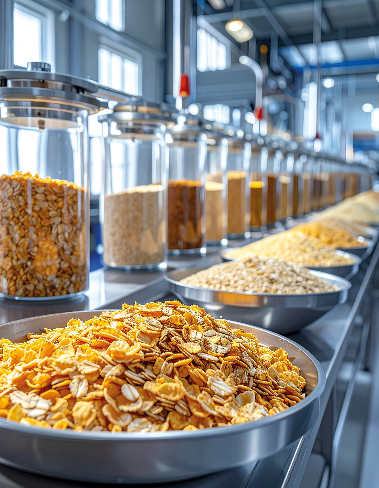 Cereal-based products assessed for spore contamination and process stability.