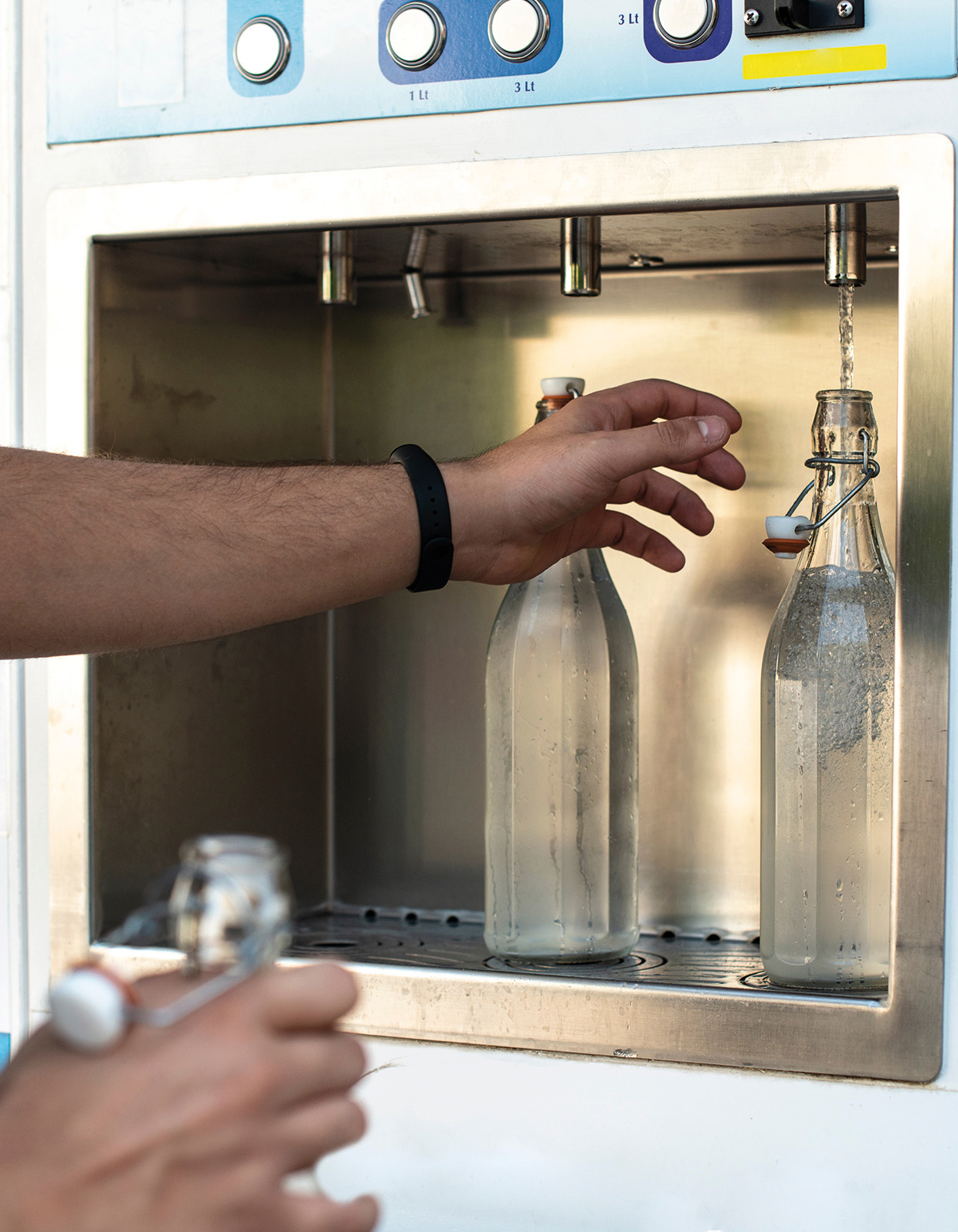 Drinking water sample tested for Legionella and hygiene parameters.