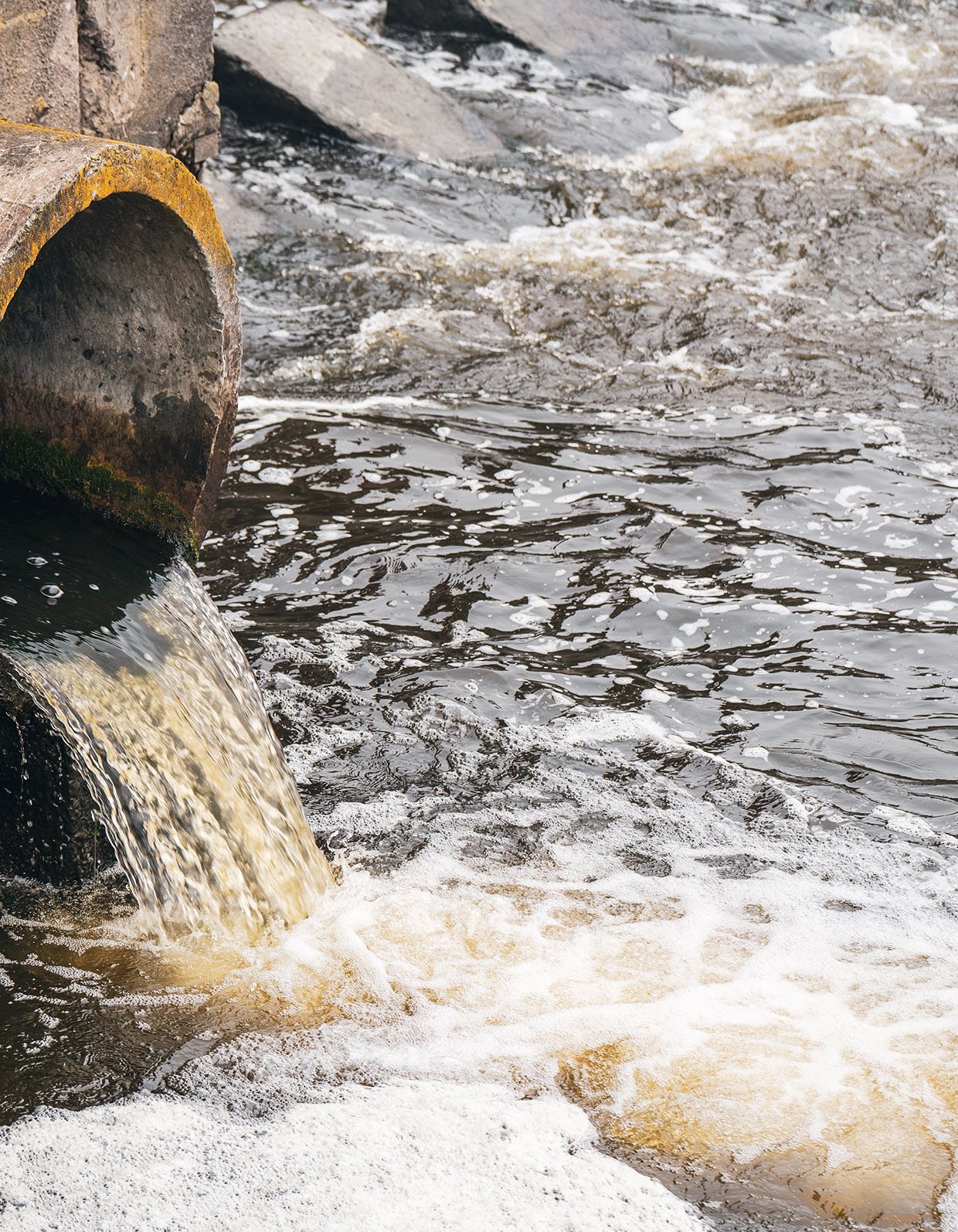 Industrial water system monitored for Legionella and microbiological contamination risks.