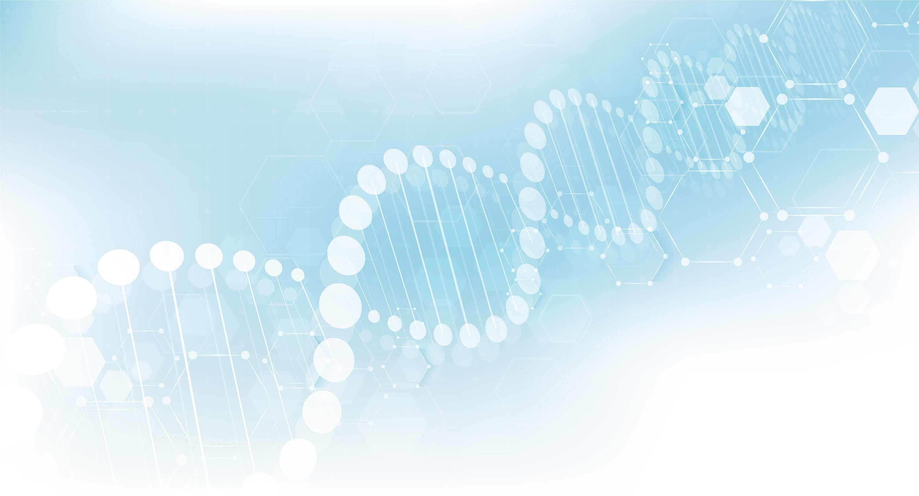 A glowing digital DNA sequence and code structure on a futuristic nanotechnology science background.