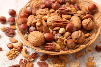 Mix of various nuts, walnut, almond, pecan and Cashew.